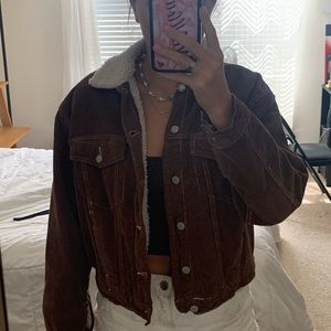 brandy brown denim jacket